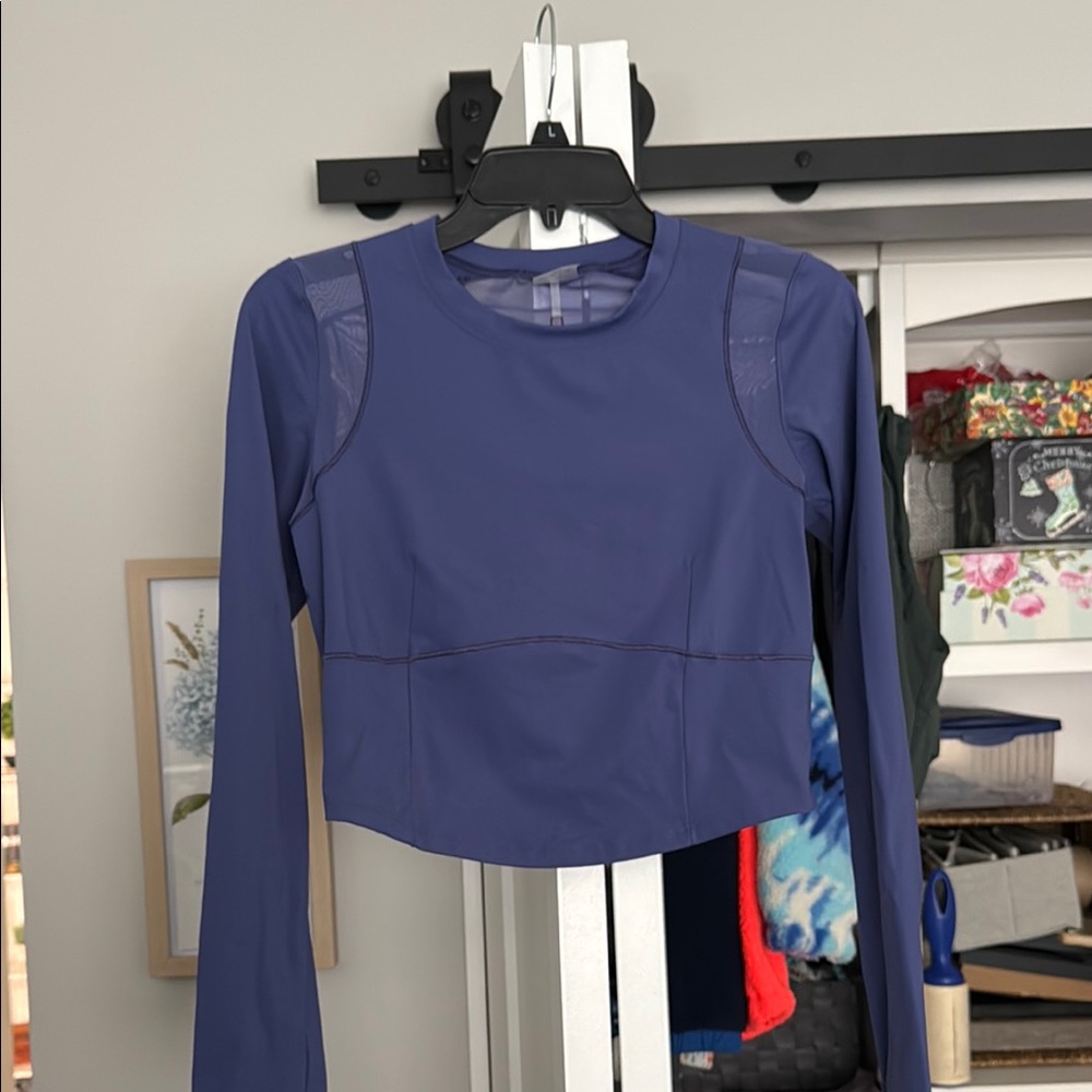 NWT Calia Inspire Mesh Long Sleeve Top